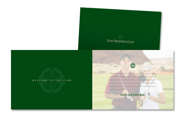 golf residence club brochure