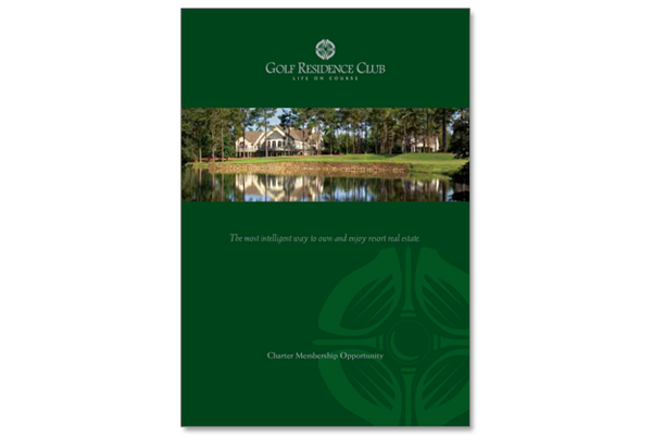 golf residence club brochure