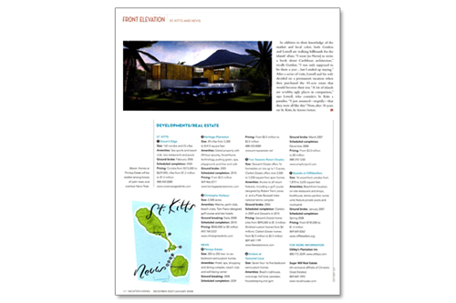 vacation homes magazine spread