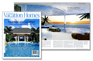 vacation homes magazine spread